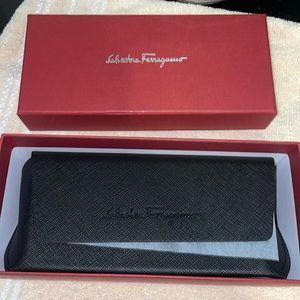 Salvatore Ferragamo 
Sunglasses case only sunglasses not included.